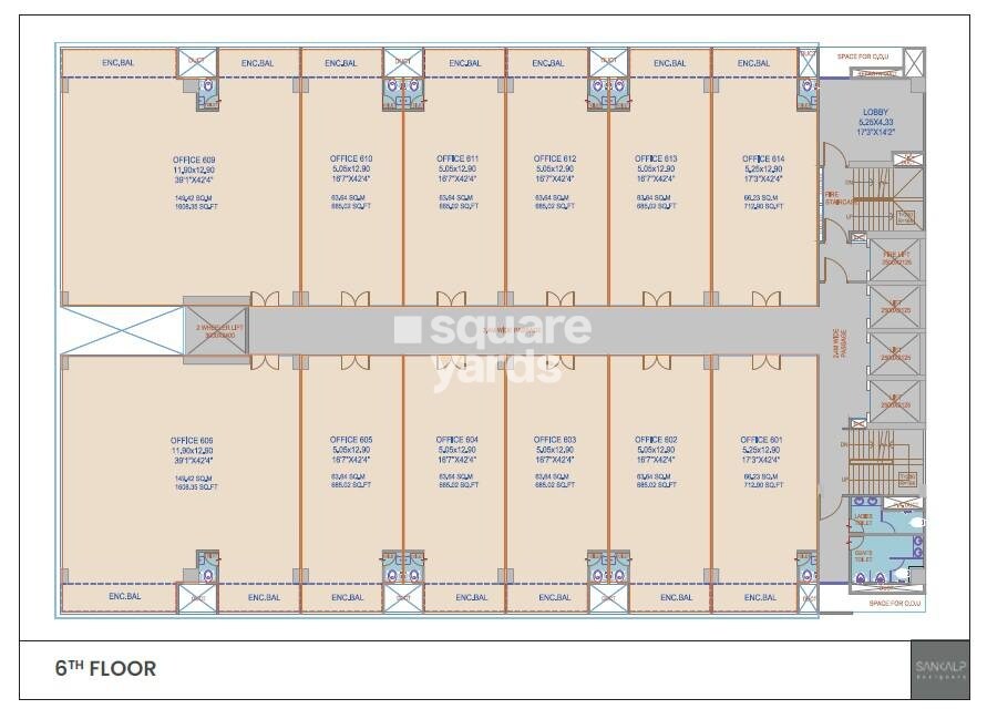Mittal One Place FC Road Floor Plans 2