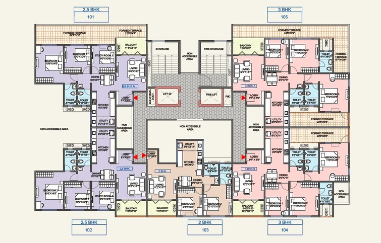 Mittal Sun Emerald Floor Plans