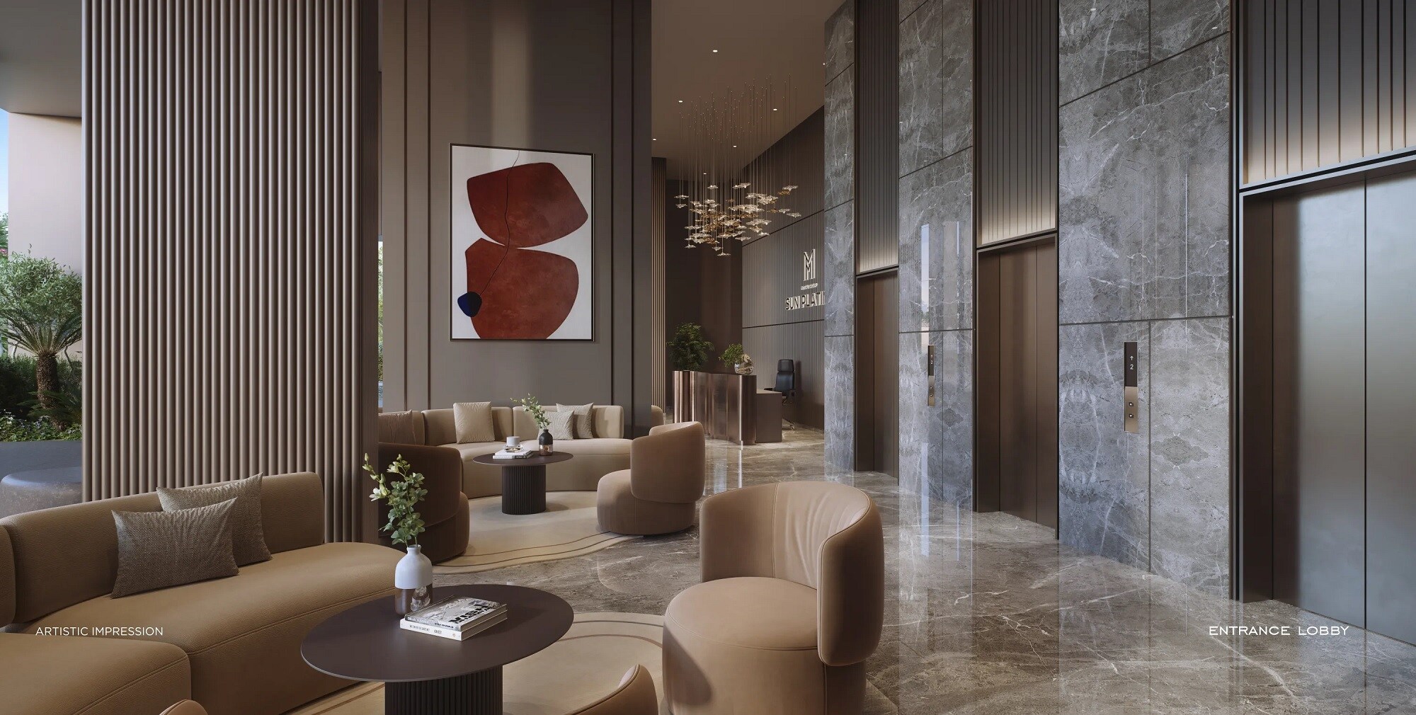 Mittal Sun Platina Lift Lobby Image