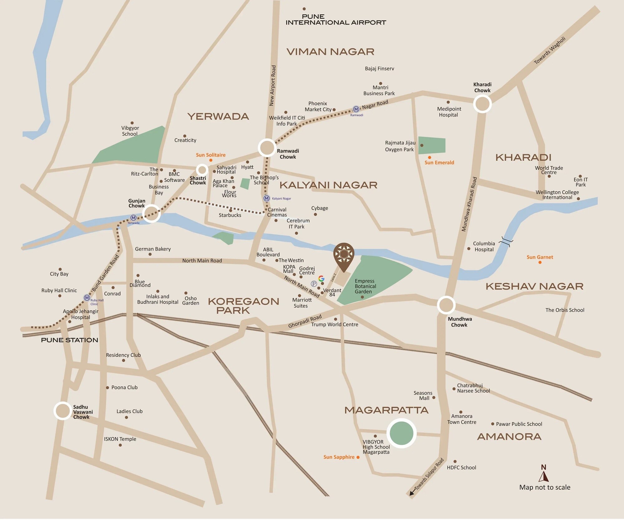 Mittal Sun Platina Location Image