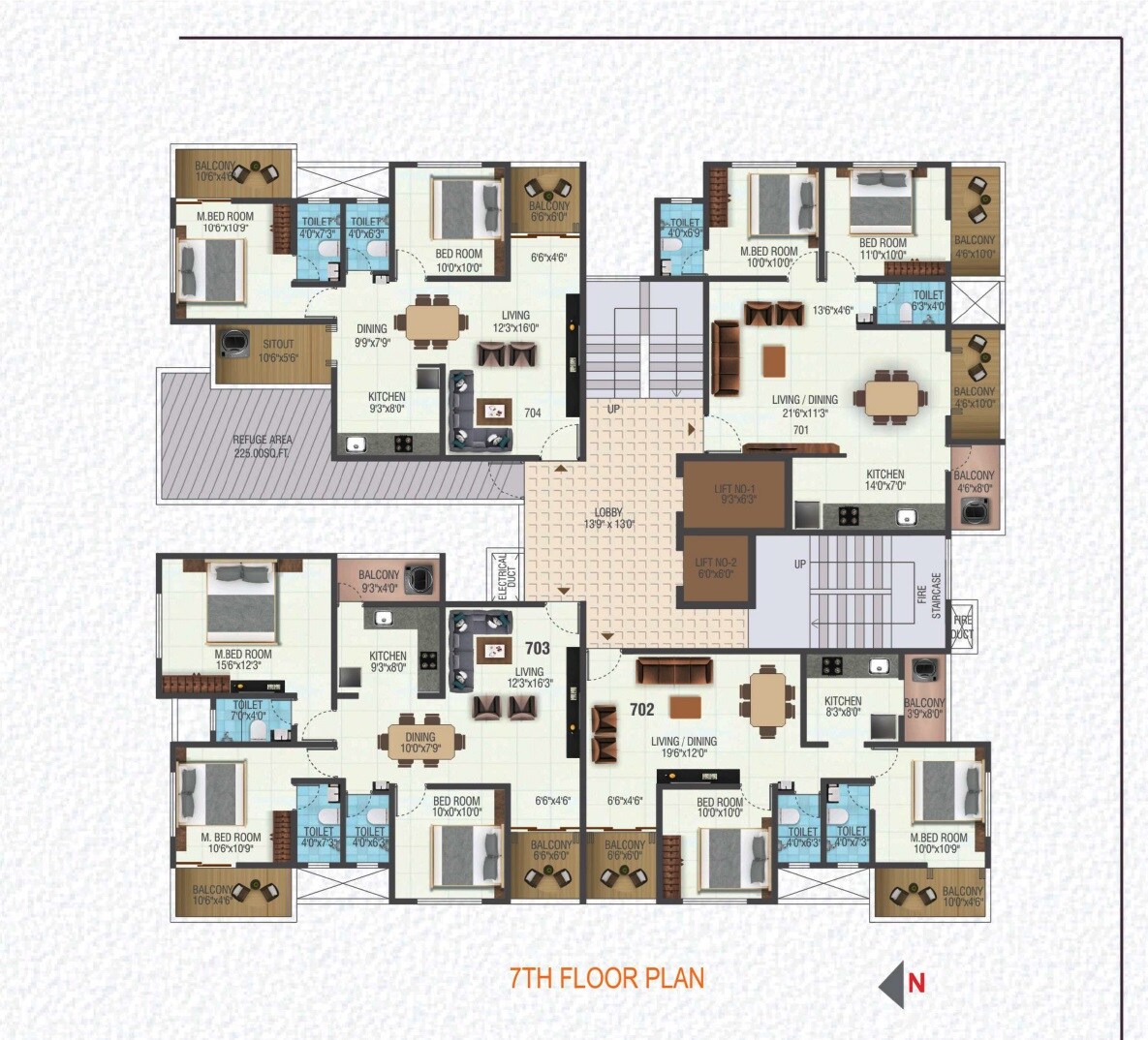 ML Tower Floor Plans