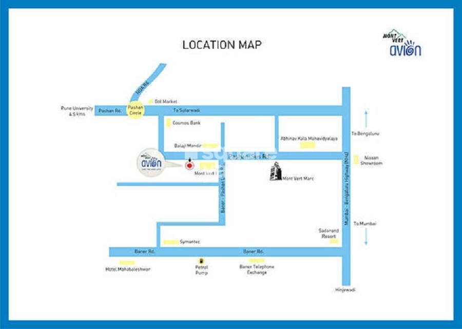 Mont Vert Avion Location Image