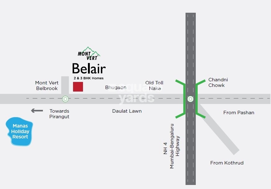 Mont Vert Belair Location Image