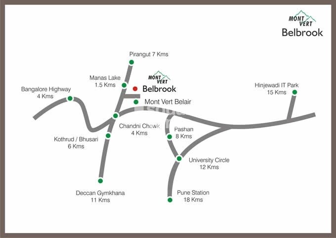 Mont Vert Belbrook Location Image