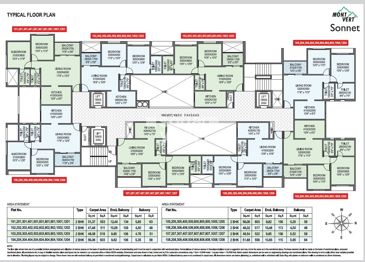 Mont Vert Sonnet Floor Plans