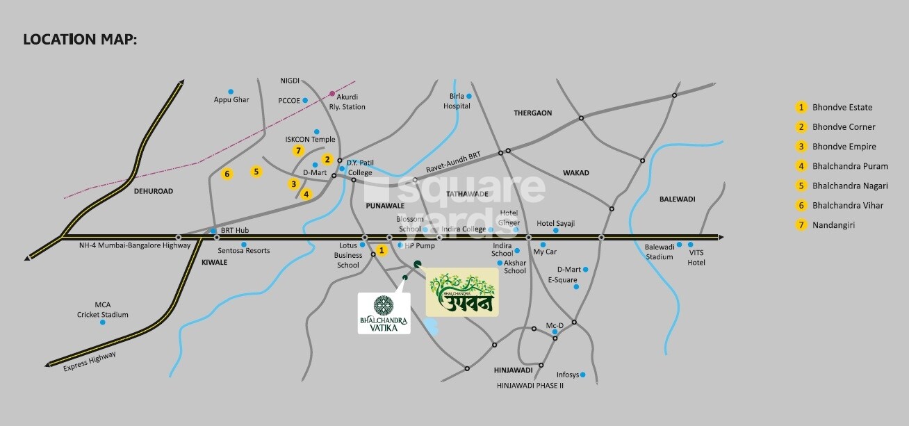 N B Bhondve Bhalchandra Upvan Phase 2 Location Image