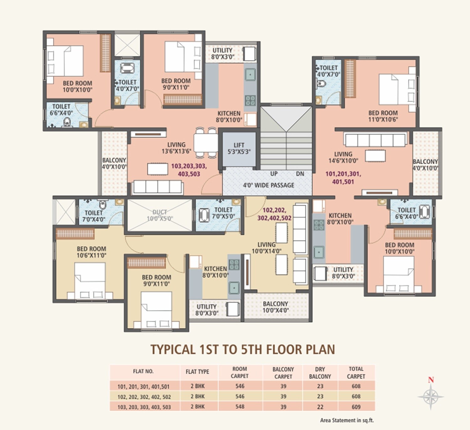 NA Swastik Paradise Floor Plans