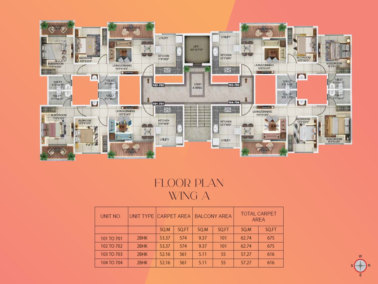 Nageshwar Solitaire Empire Floor Plans