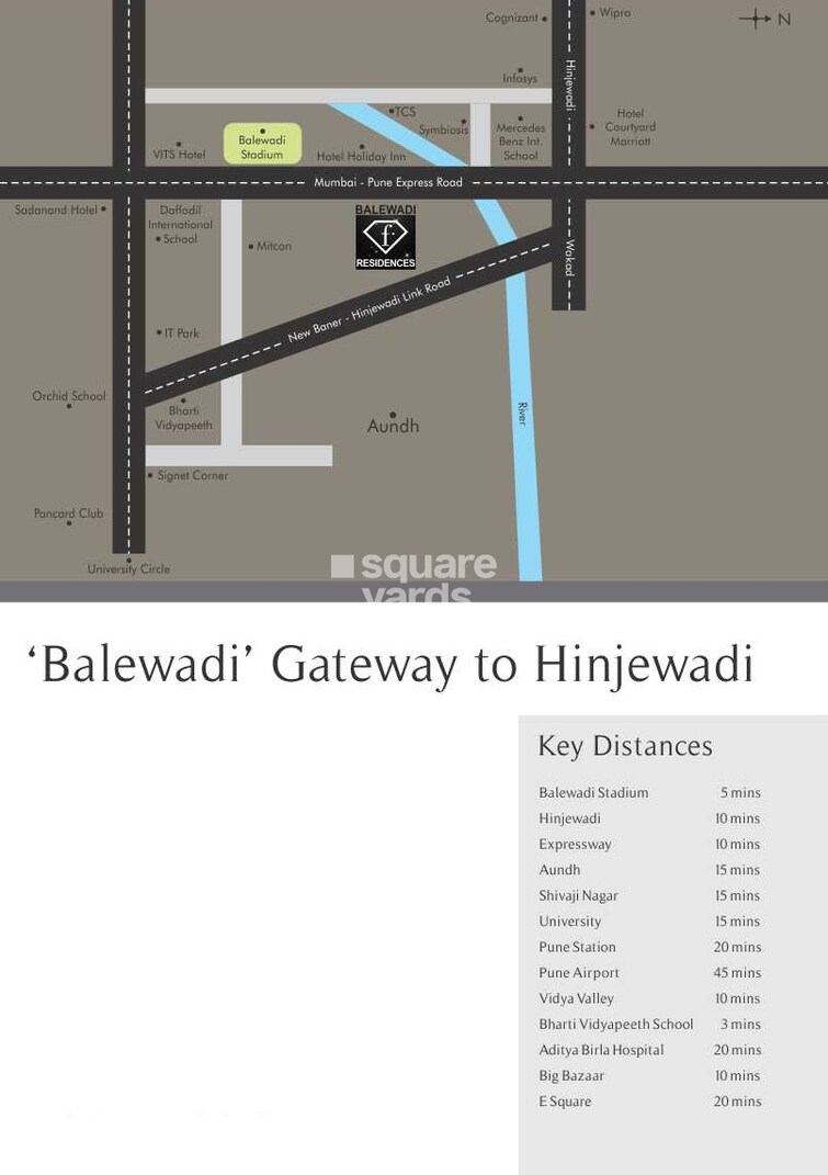 Nahar F Residences Location Image