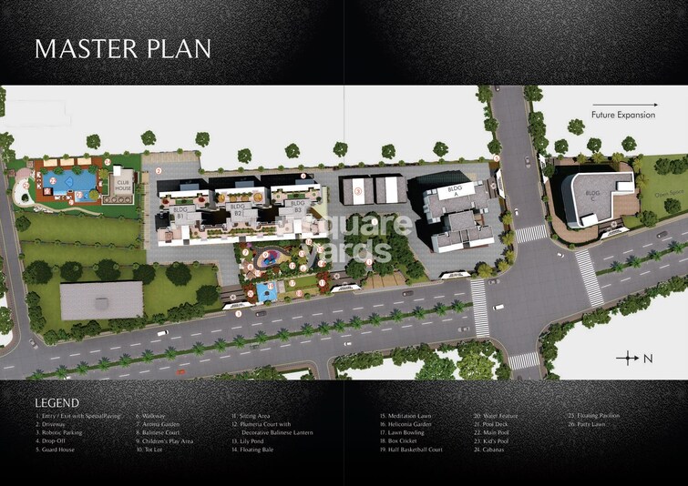 Nahar F Residences Master Plan Image