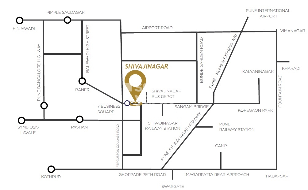 Naiknavare 7 Business Square Location Image