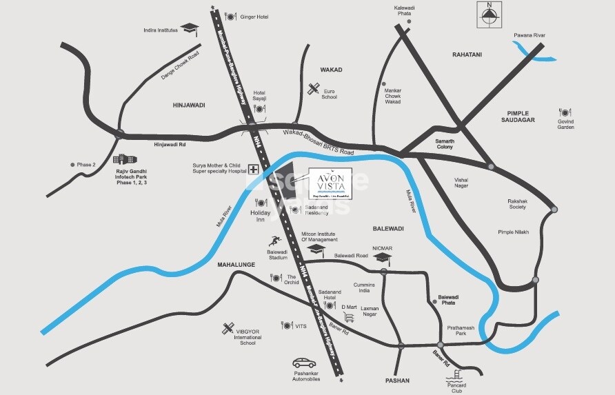 Naiknavare Avon Vista Balewadi Location Image