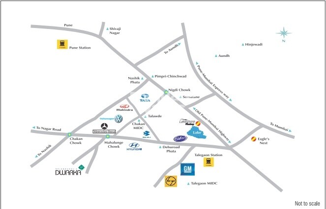 Naiknavare Dwarka Row Houses Location Image