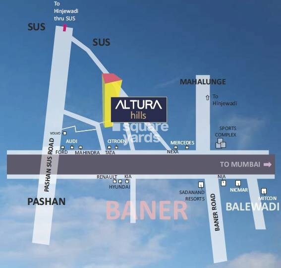 Namrata Altura Hills Location Image