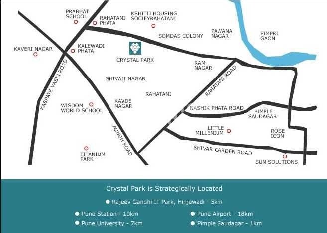 Namrata Crystal Park Location Image