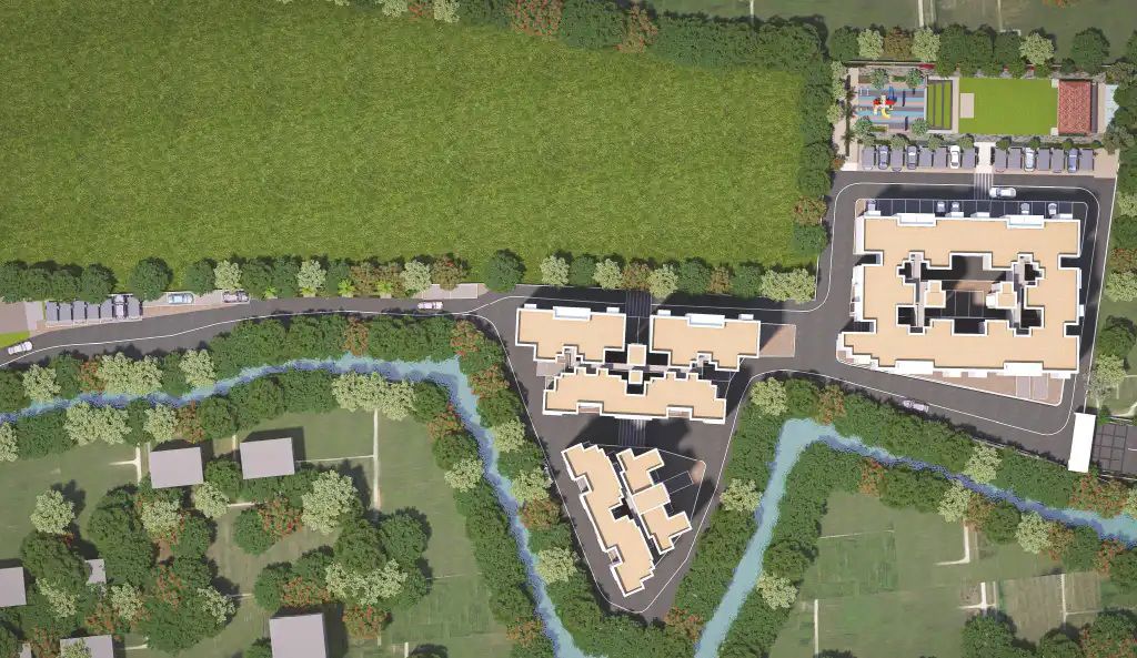 Namrata-Vasudha_a large field with a train on top of it