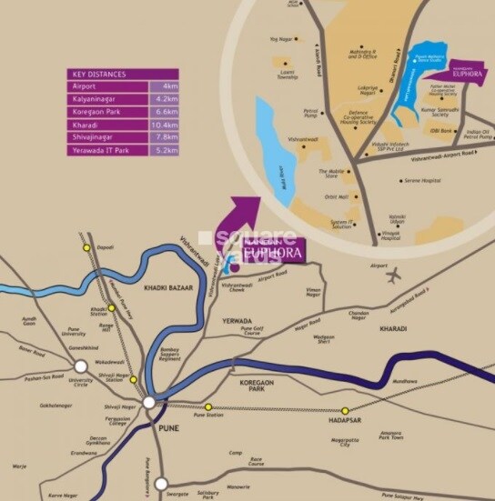 Nandan Euphora Location Image