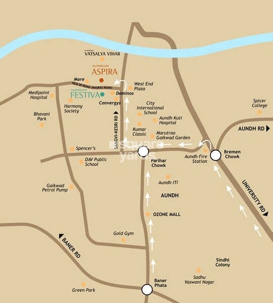 Nandan Festiva Location Image