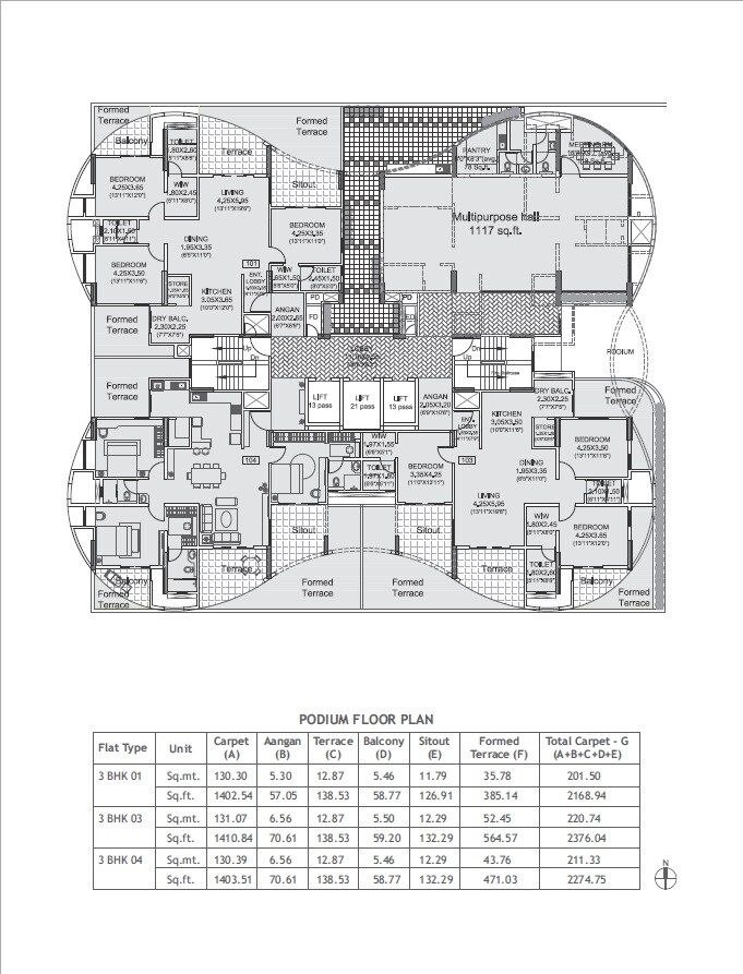 Nandan Prospera Gold Floor Plans 3
