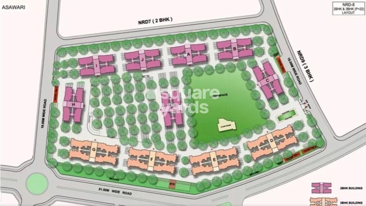 Nanded City Asawari Master Plan Image