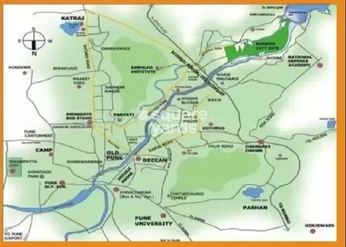 Nanded City Madhuvanti Location Image