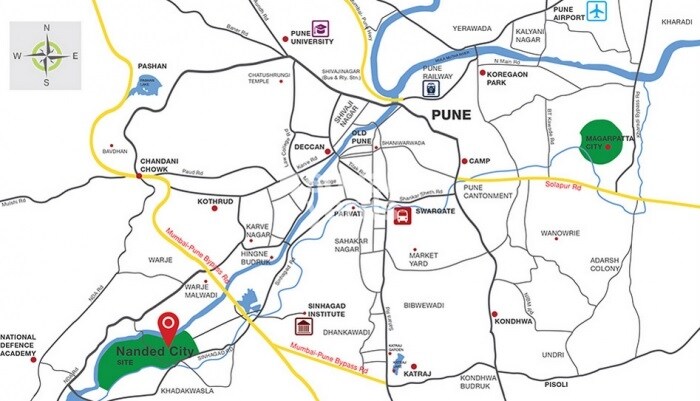 Nanded City Mangal Bhairav Location Image