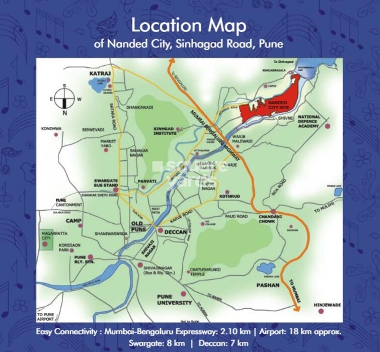 Nanded City Pancham Location Image