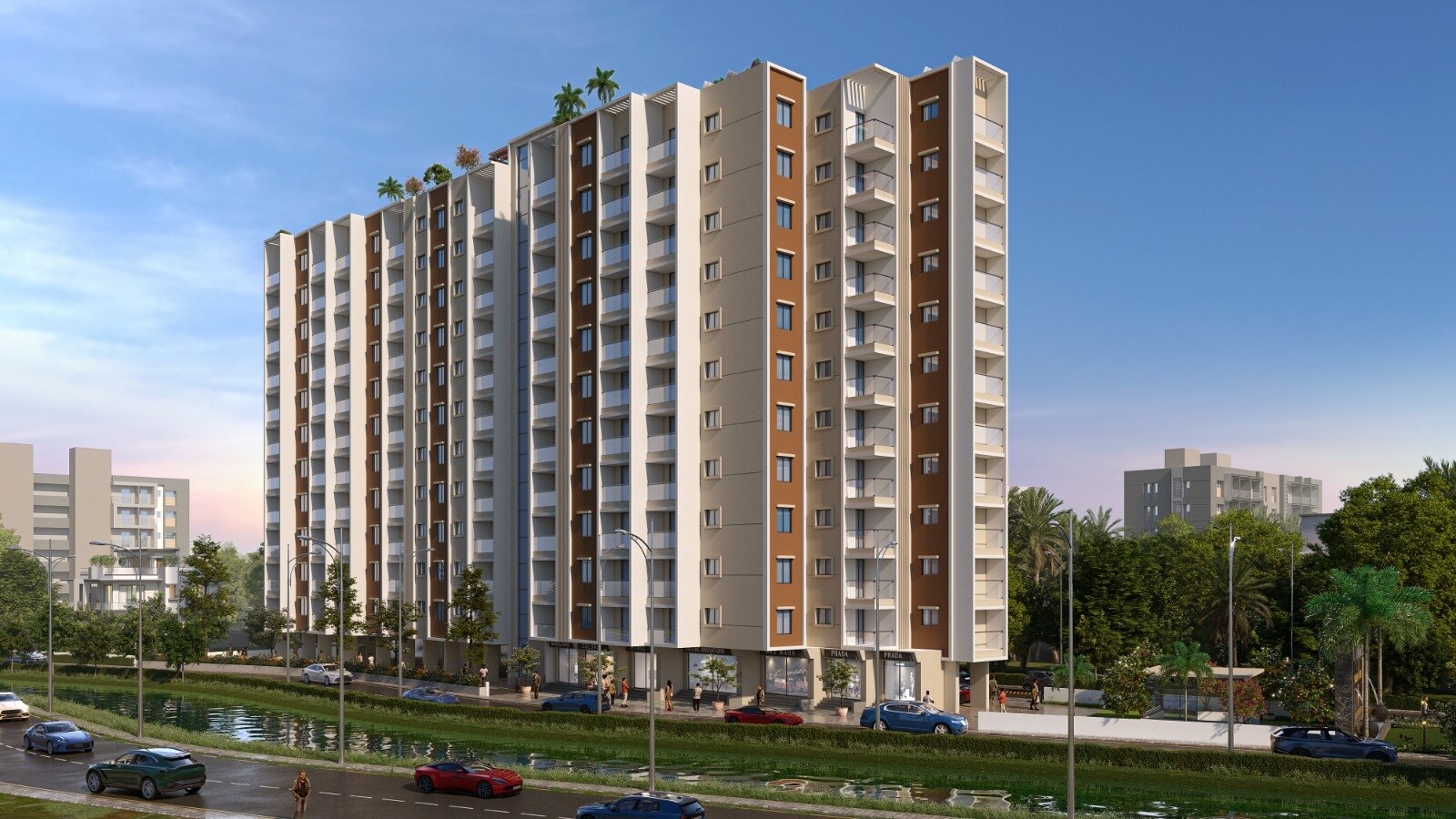 Narsinh Golden Lake Tower View