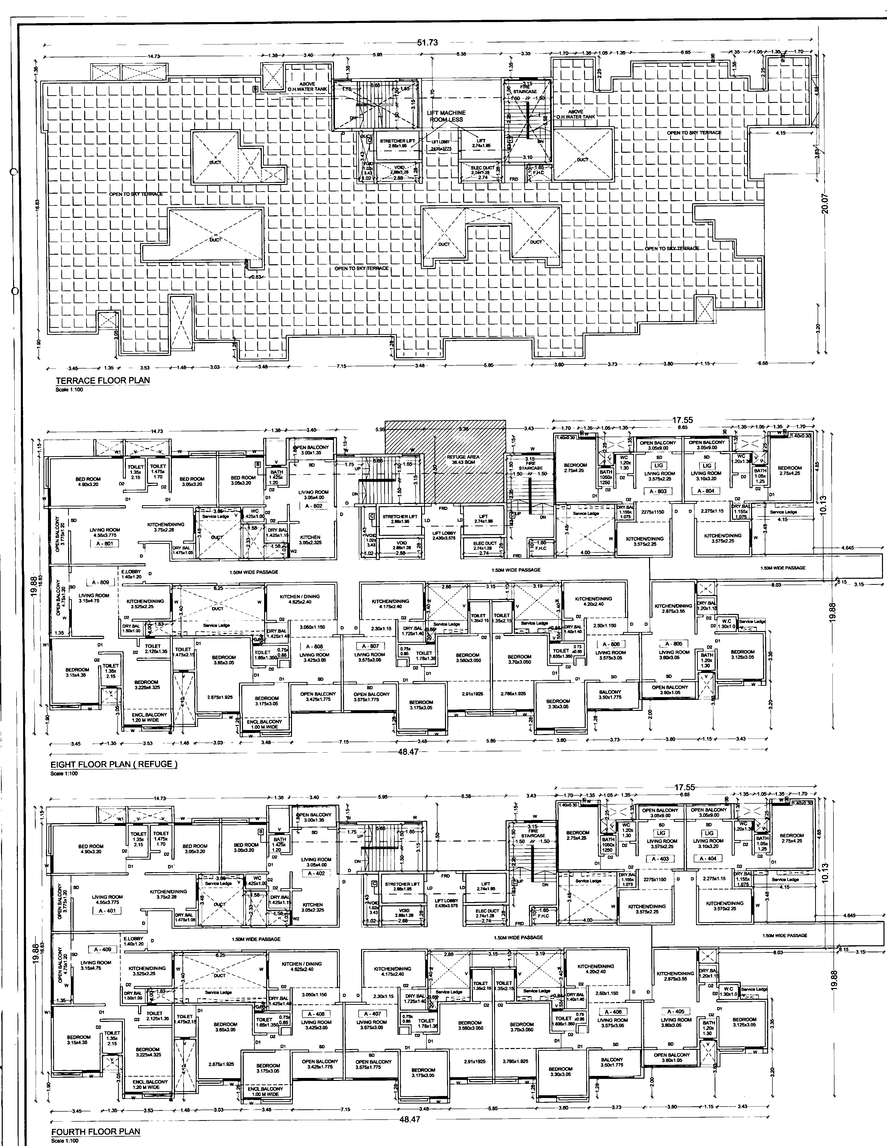 New Front 48 Central Park Floor Plans