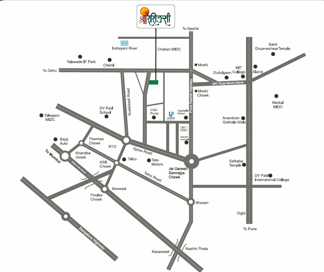 Nexus Shree Residency Location Image