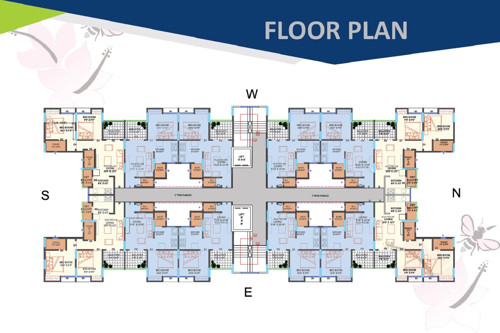 NG Madhuban Floor Plans