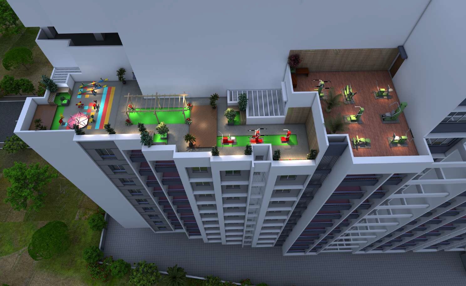 Nilesh Siddhivinayak Park Tower View