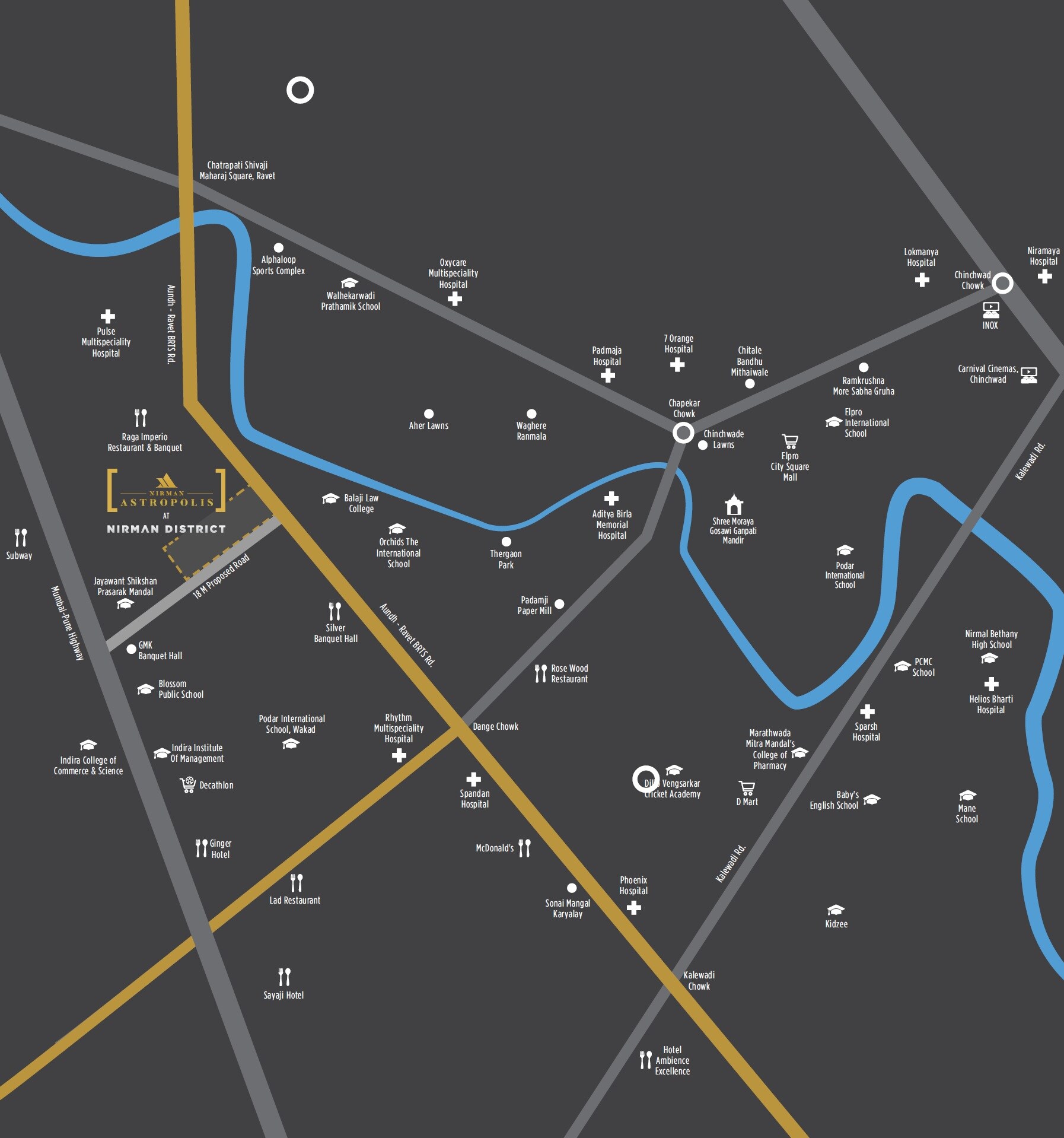 Nirman Astropolis Location Image