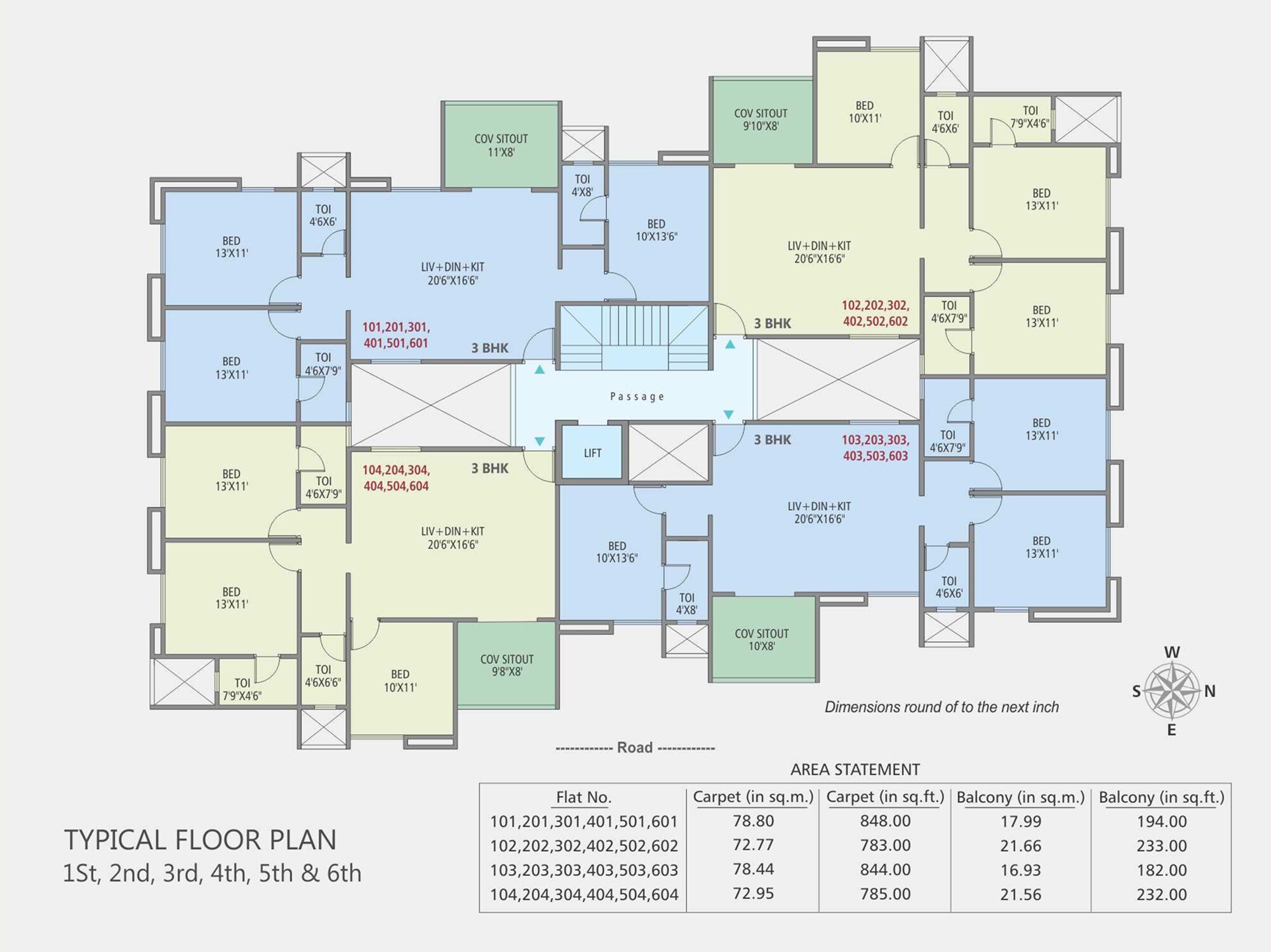 Nirman Hillside Floor Plans