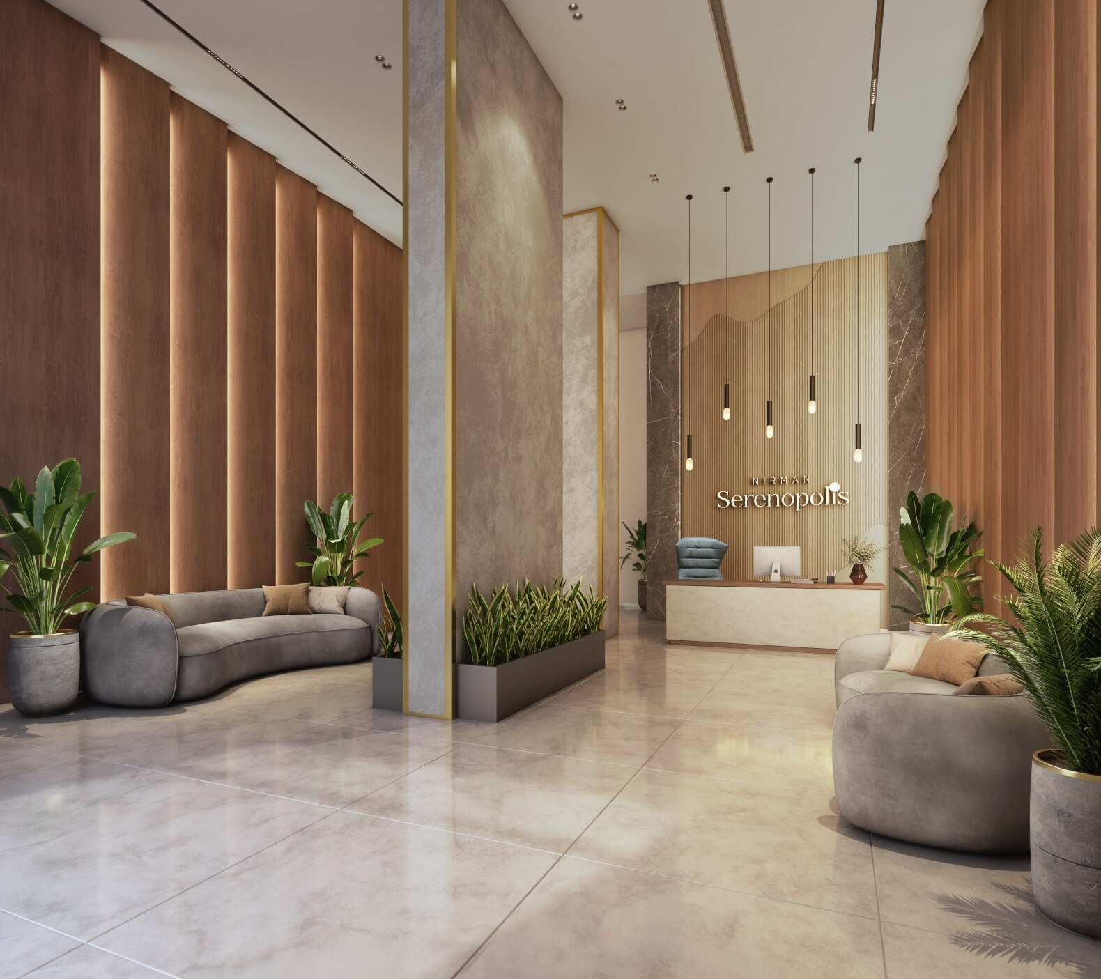 Nirman Serenopolis Waiting Lounge