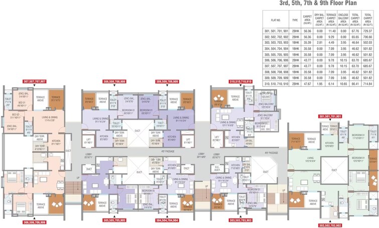 Nisarg Hill Crest Floor Plans 2