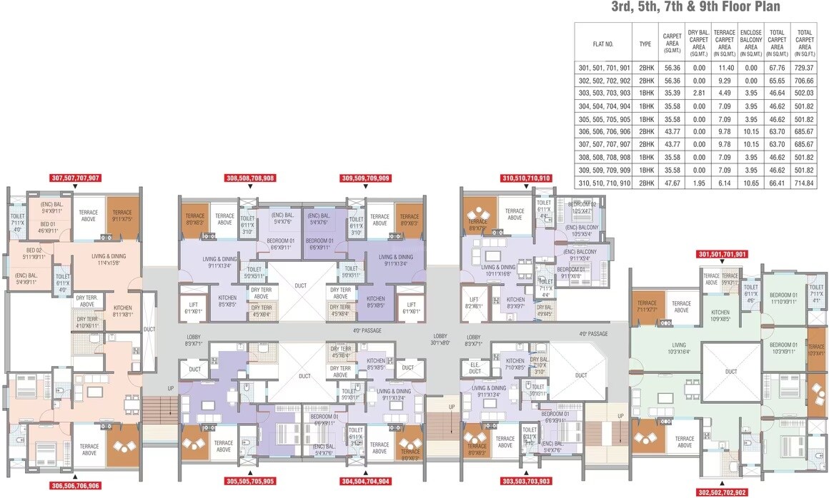 Nisarg Hill Crest Floor Plans 2