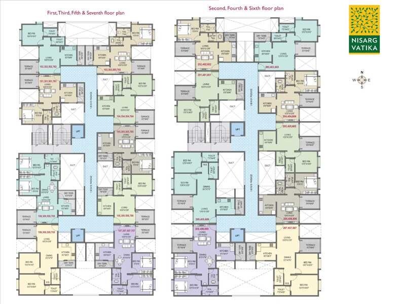 Nisarg Vatika Floor Plans