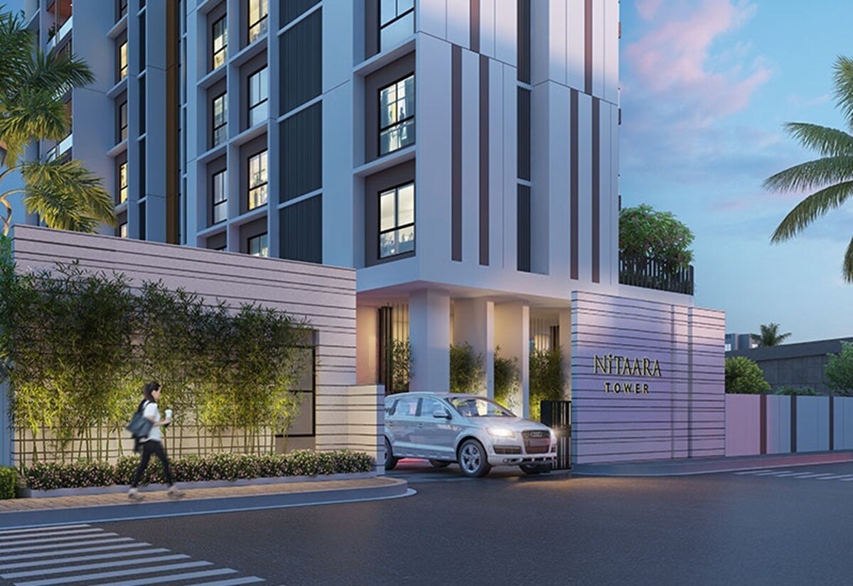Nitaara Tower Entrance View