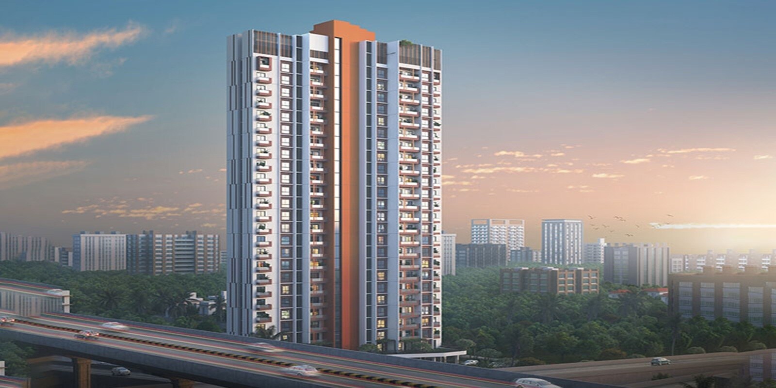 Nitaara Tower residential project in Nigdi