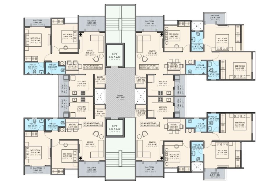 Nivasa Enchante Floor Plans 1