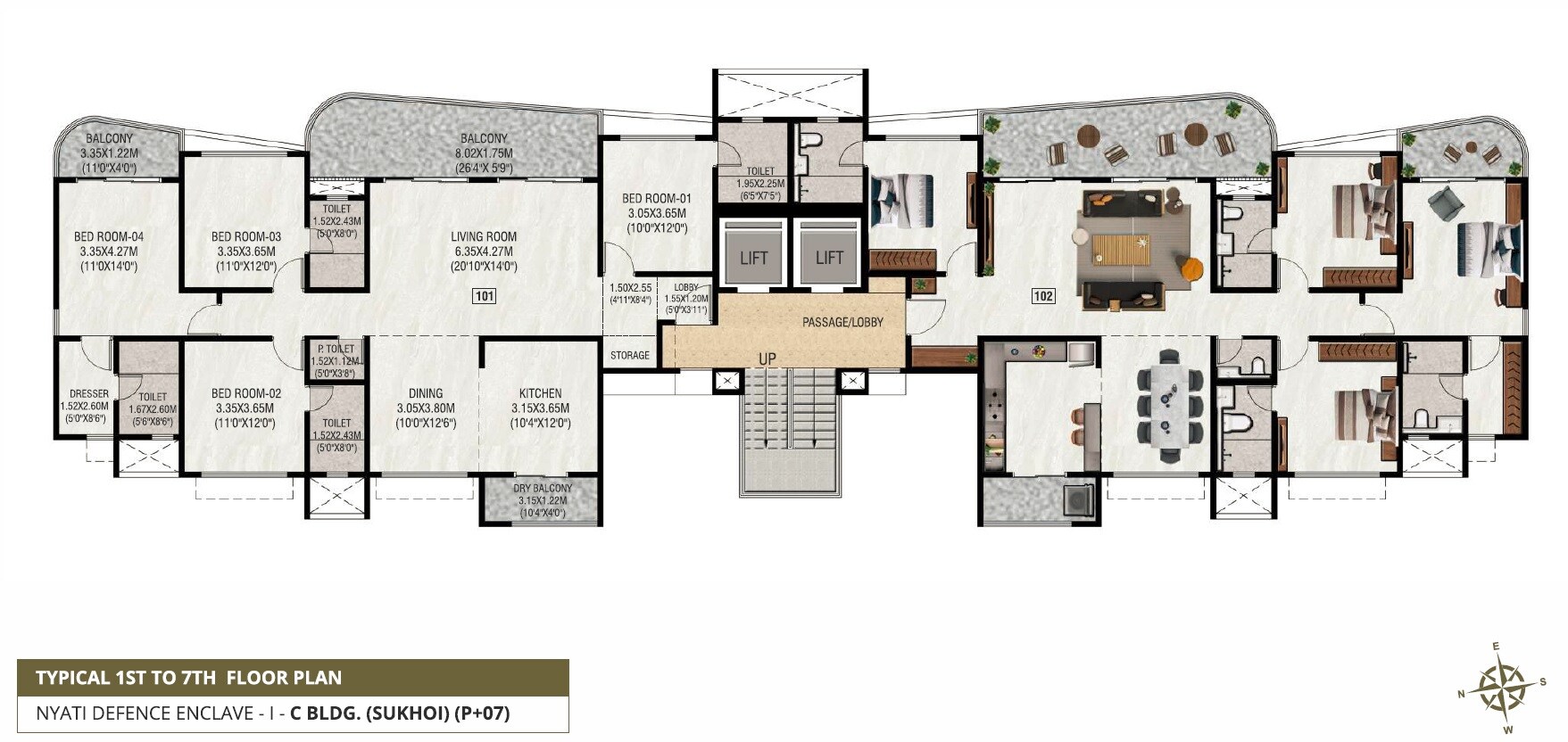 Nyati Defence Enclave Floor Plans 2