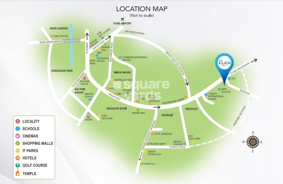 Nyati Elan West 1 Location Image