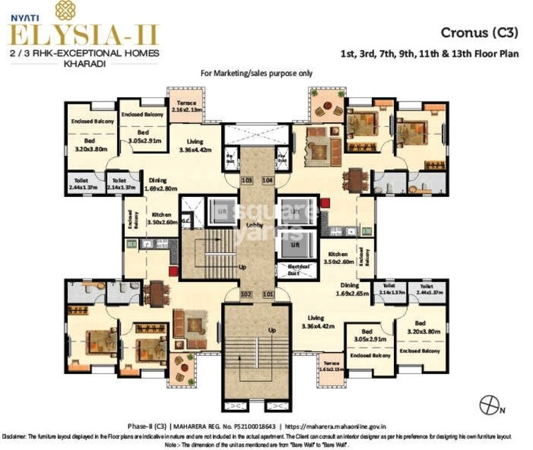 Nyati Elysia Floor Plans 1