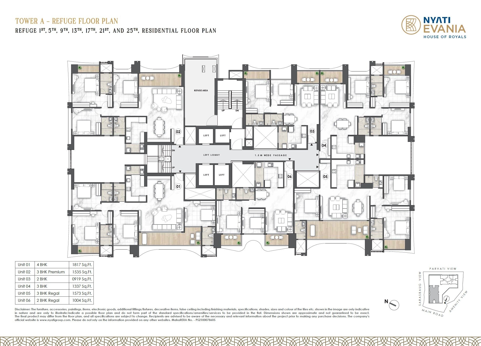 Nyati Evania Floor Plans 2