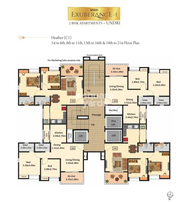 Nyati Exuberance 1 Floor Plans