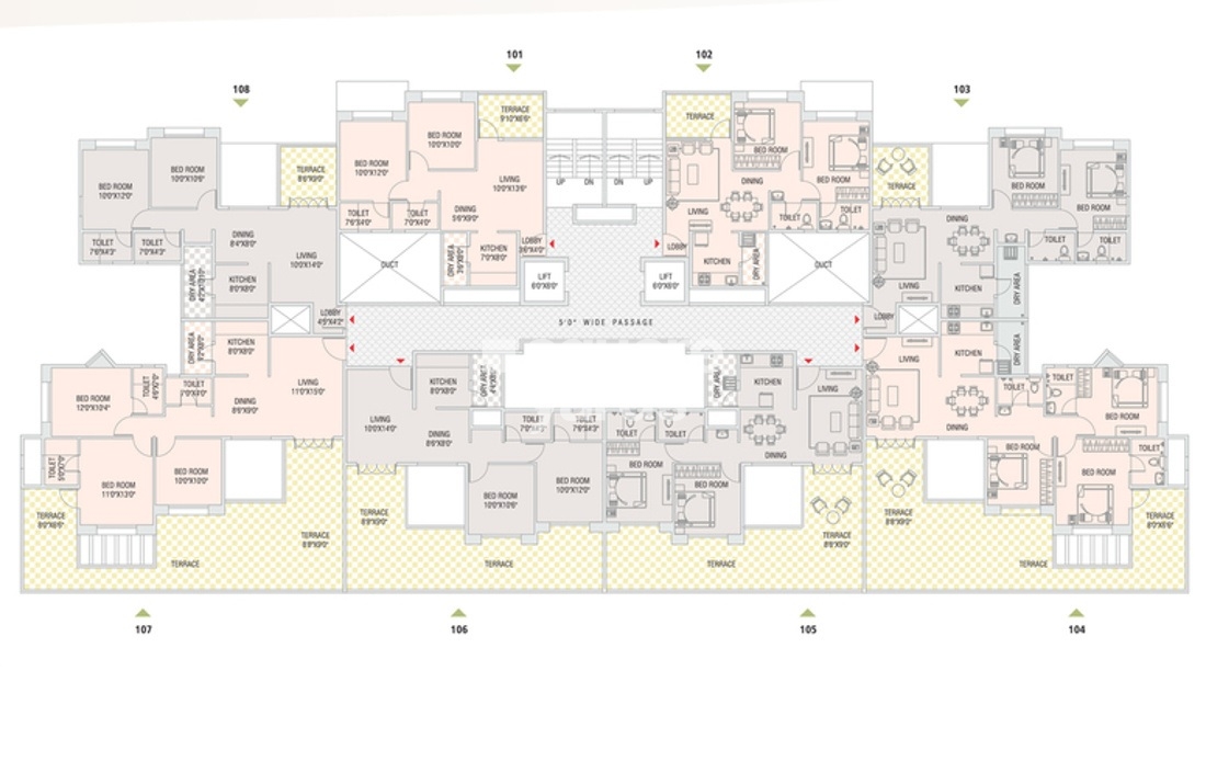 Om Megh Sparsha Floor Plans