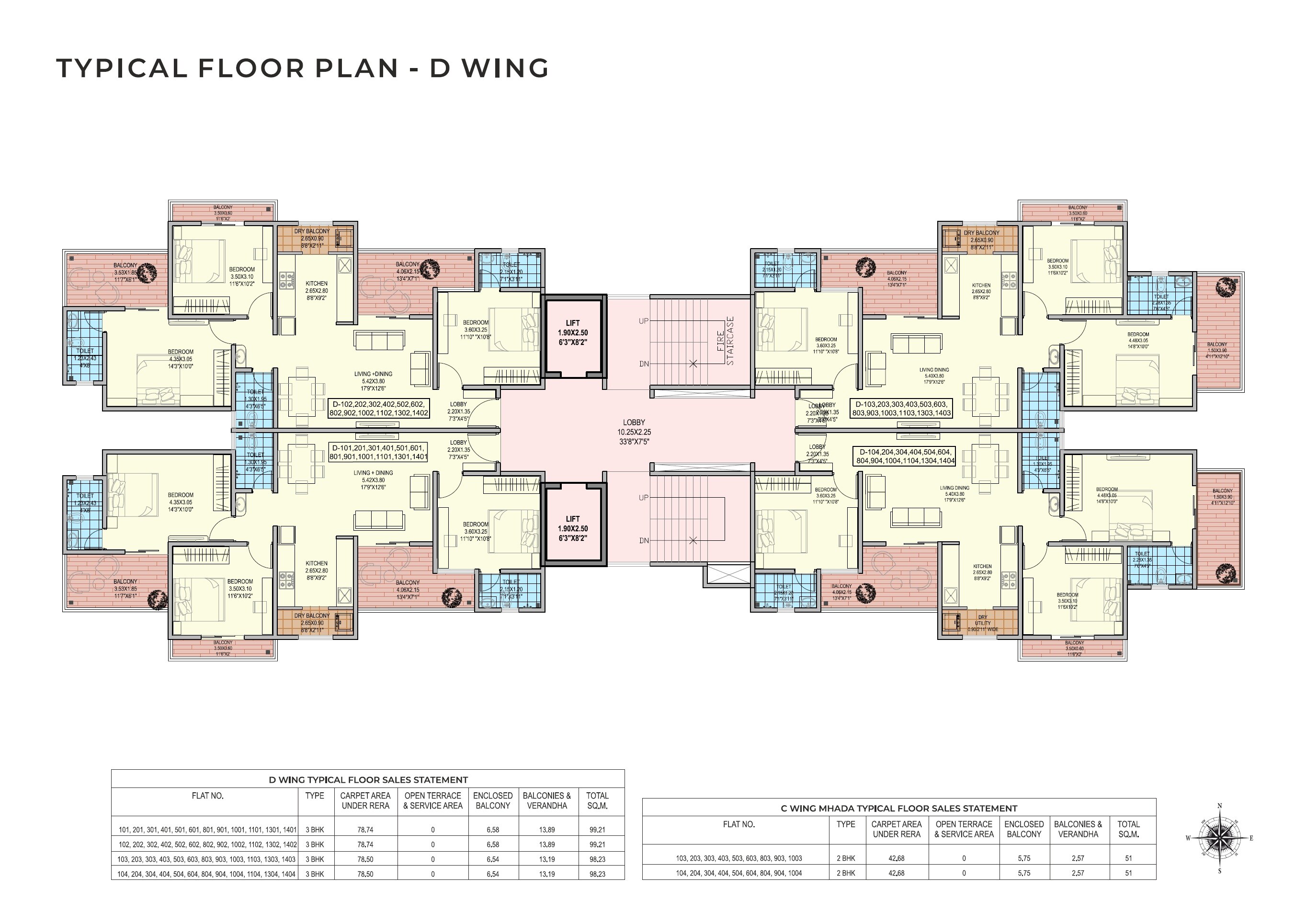 OM Sky World Floor Plans