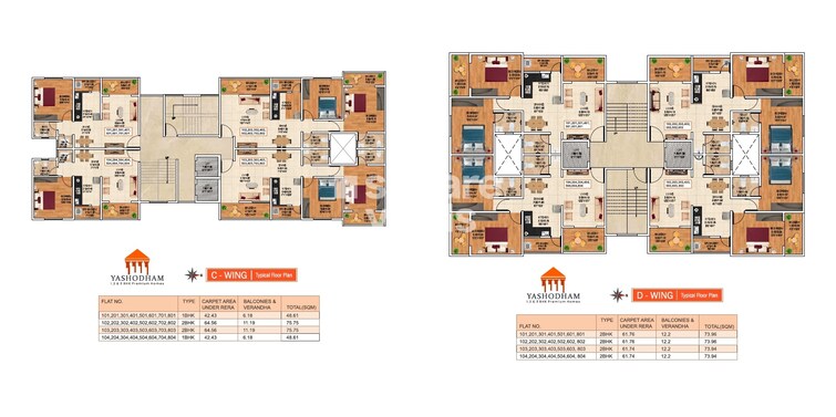 Om Yashodham Floor Plans