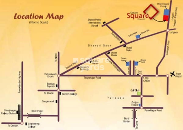 Omkar Dream Square Phase II Location Image